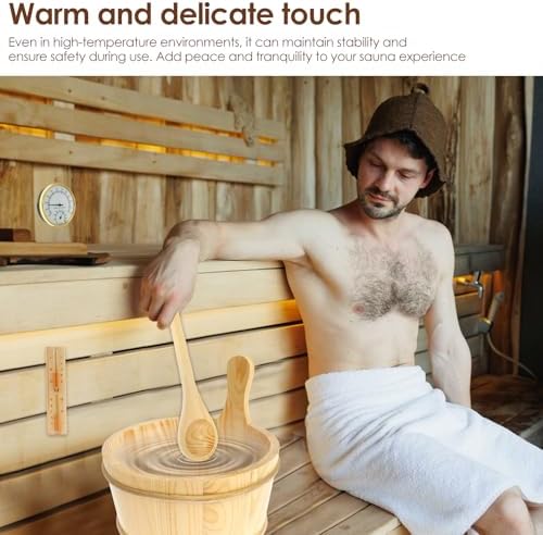 Four-Piece Timber Sauna Essentials Kit