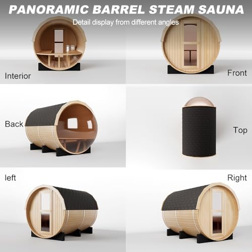 Red Cedar Panoramic Garden Sauna