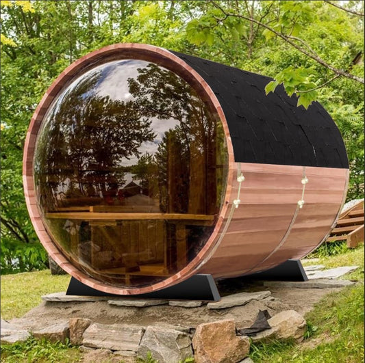 Red Cedar Panoramic Garden Sauna