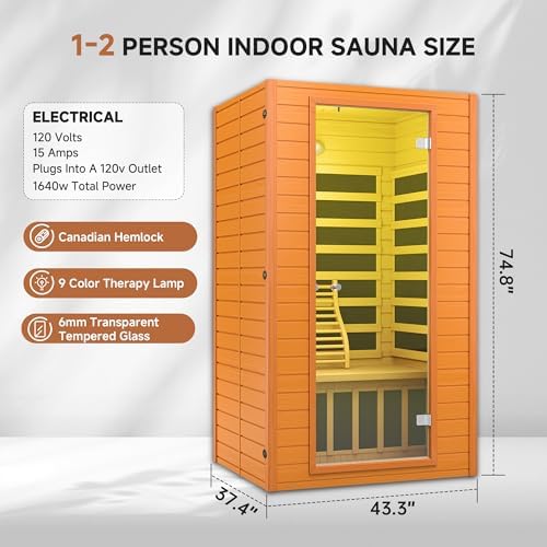 SpringSpa Hemlock Infrared Couple Pod